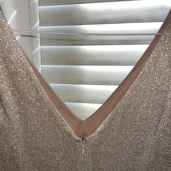 CALVIN KLEIN Gold sparkle dress - Picture 5 of 6